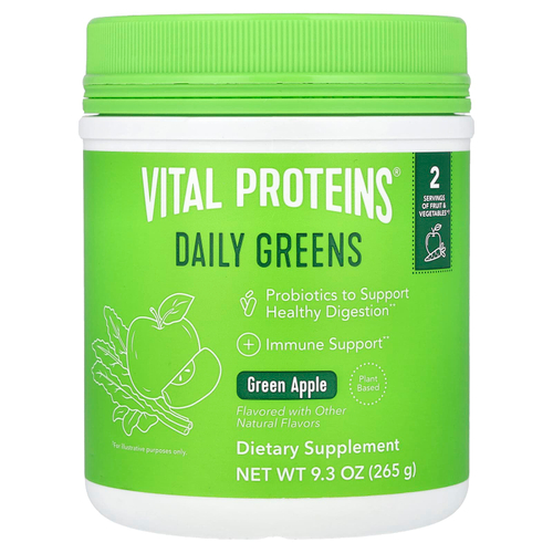 Vital Proteins, Daily Greens, зеленое яблоко, 265 г (9,3 унции)