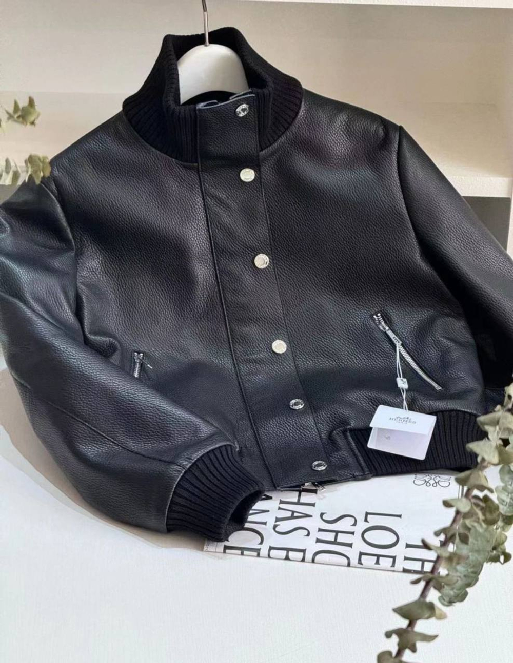 Кожаная куртка Hermes