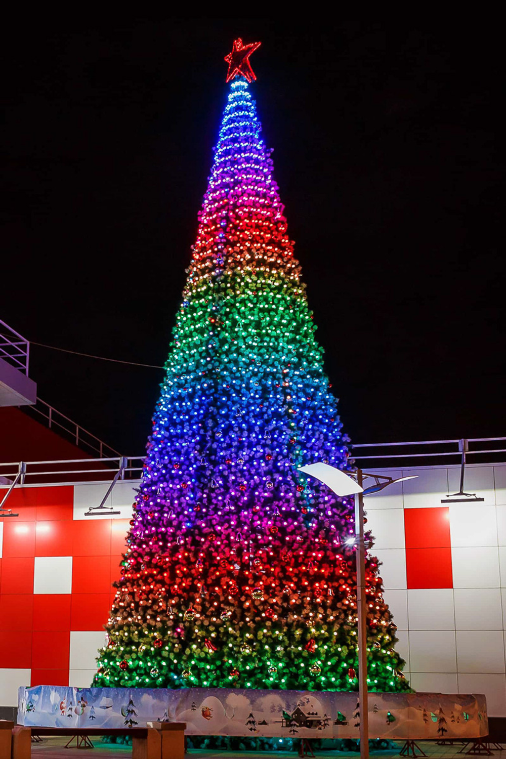 Комплект освещения 3D Премиум для елей высотой 25 м., 64 шт. * 25 м., Green Trees (3D25)