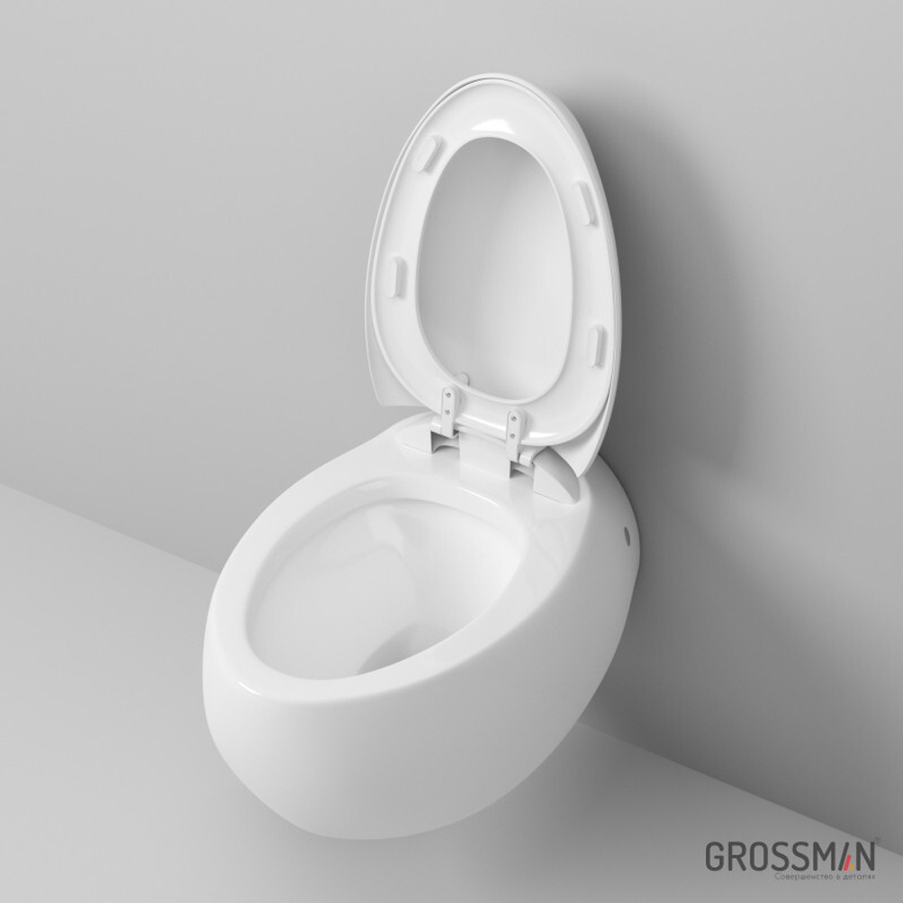 Унитаз GR-4442 (590*310*405) подвесной с сиденьем