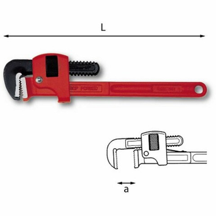 301 N Ключ трубный модели "Stillson" (Стилсон) 2 1/2", USAG (Италия)