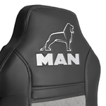 Чехлы MAN TGA (экокожа, серый)