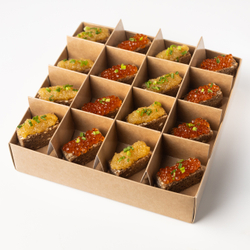 Бокс канапе Бородинский Наполеон