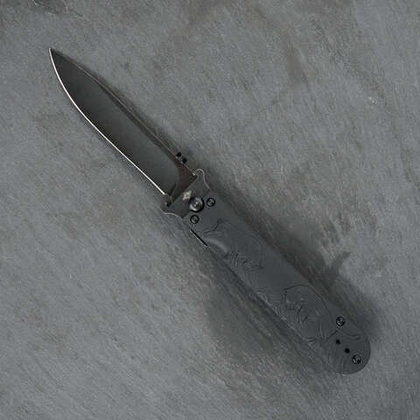 Нож ПЕРЕМЕН Зубры (блеквош)