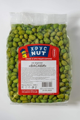 ХрустNUT ВАСАБИ Арахис в хрус. корочке 1кг