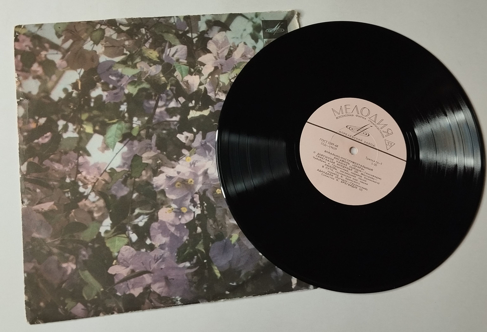 Винтажная виниловая пластинка LP Вокально Инструментальный Асамбль Орэра 10 дюймов (СССР 1967)