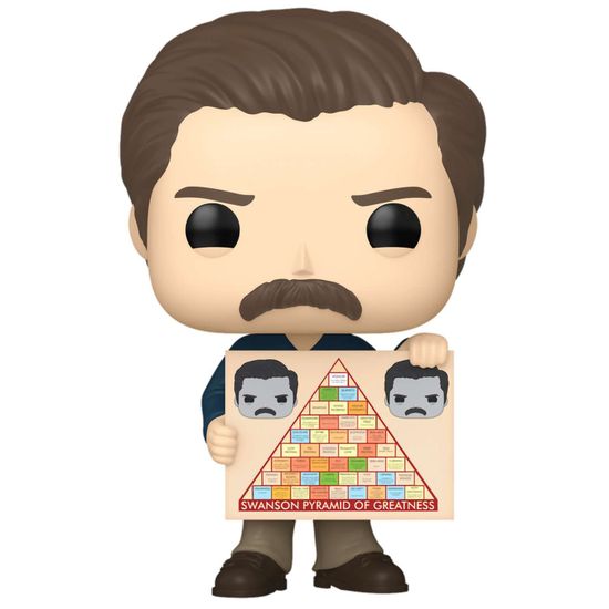 Фигурка Funko POP! TV Parks and Recreation 15th Ron Swanson (1569) 80175 / Фигурка Фанко ПОП! по мотивам сериала "Парки и зоны отдыха", Рон Свенсон