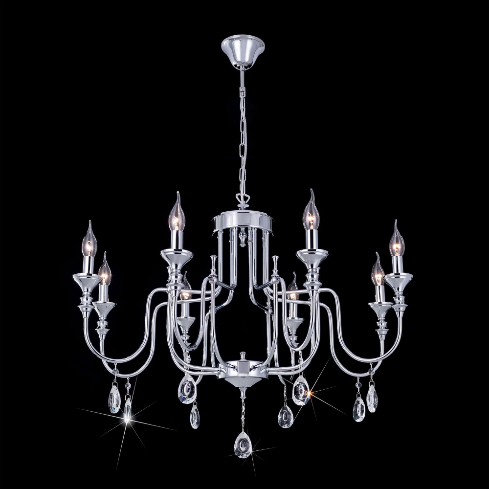 Citilux Рига CL437181 Люстра подвесная Хром