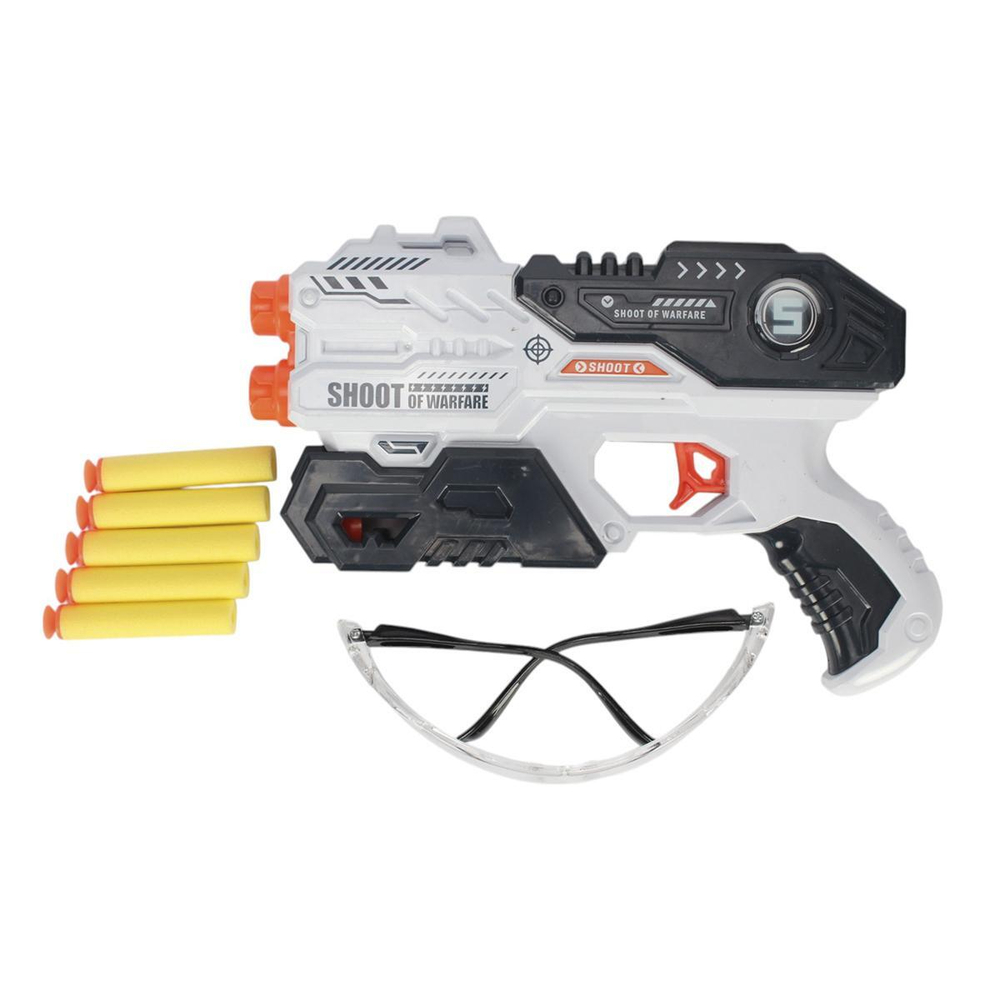 Пистолет с мягк.пулями, коробка 826-67A