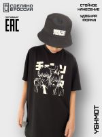 Панама с принтом аниме