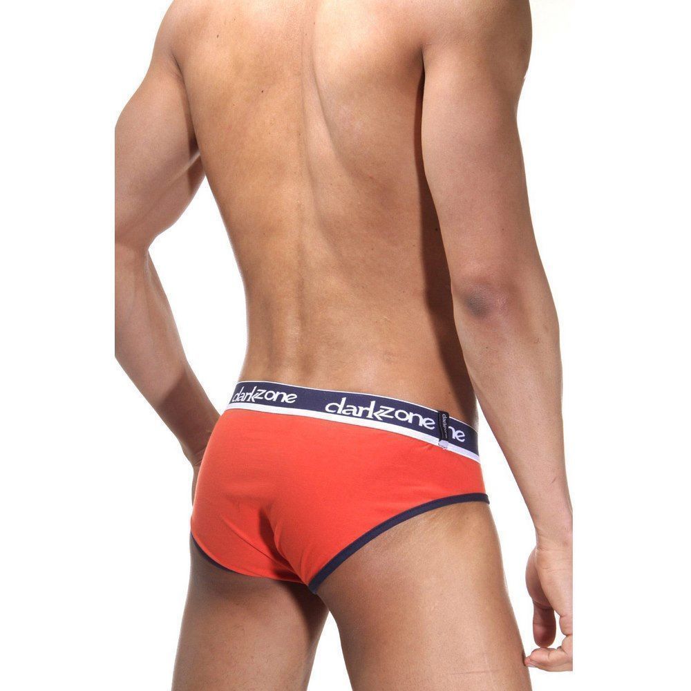 Трусы мужские слипы оранжевый DARKZONE DZN6207