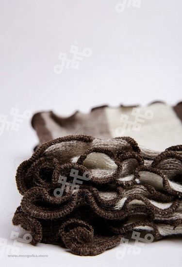 Шарф из 100% монгольской шерсти