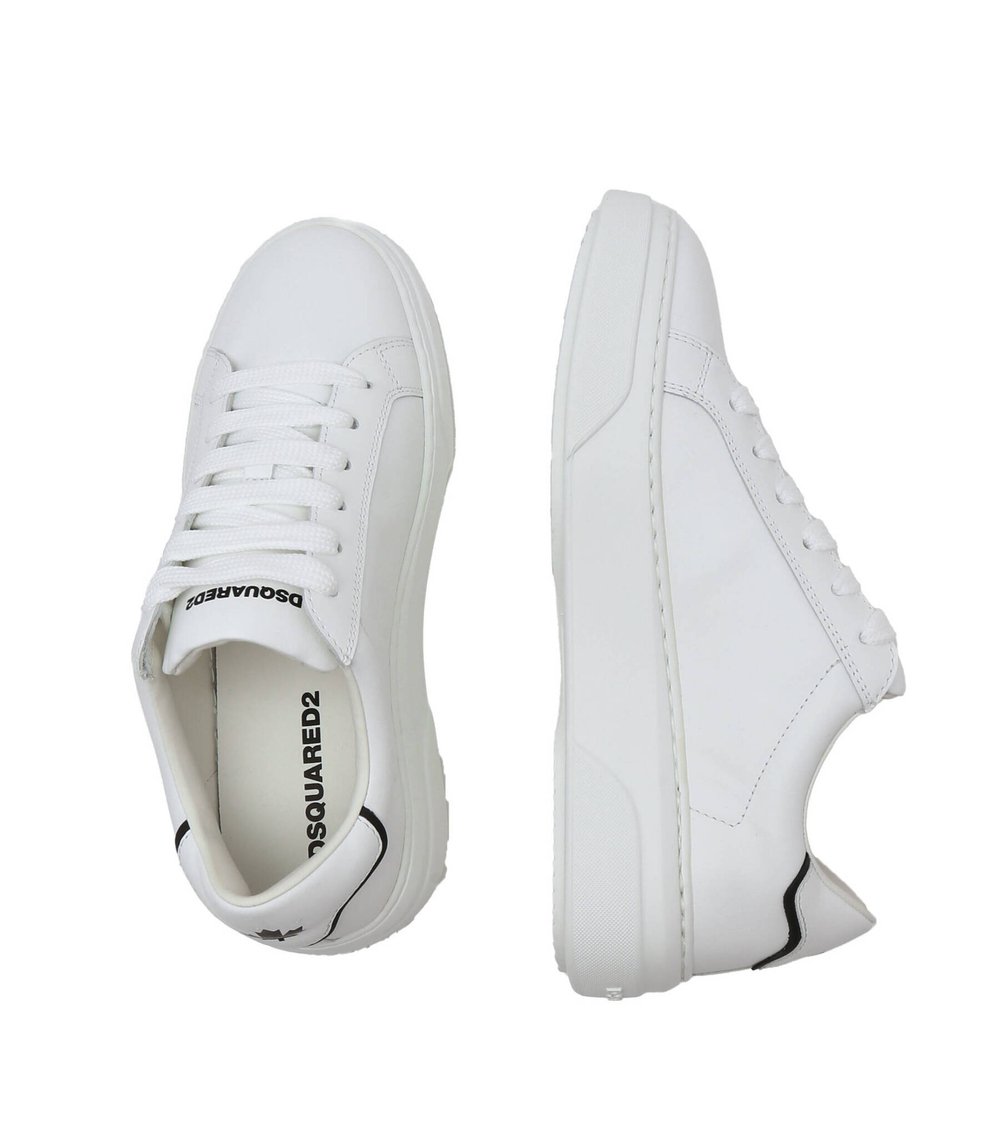 Кожаные кроссовки Dsquared2 - белый(SNW0233 01500001)