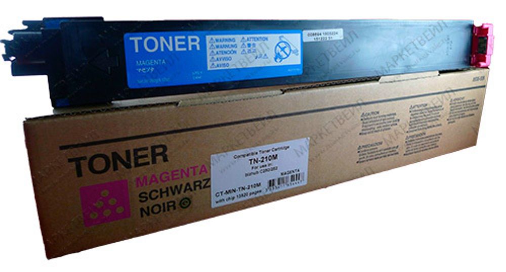 Тонер-картридж ELP, аналог Konica-Minolta TN-210M для bizhub C250/252 magenta 12K