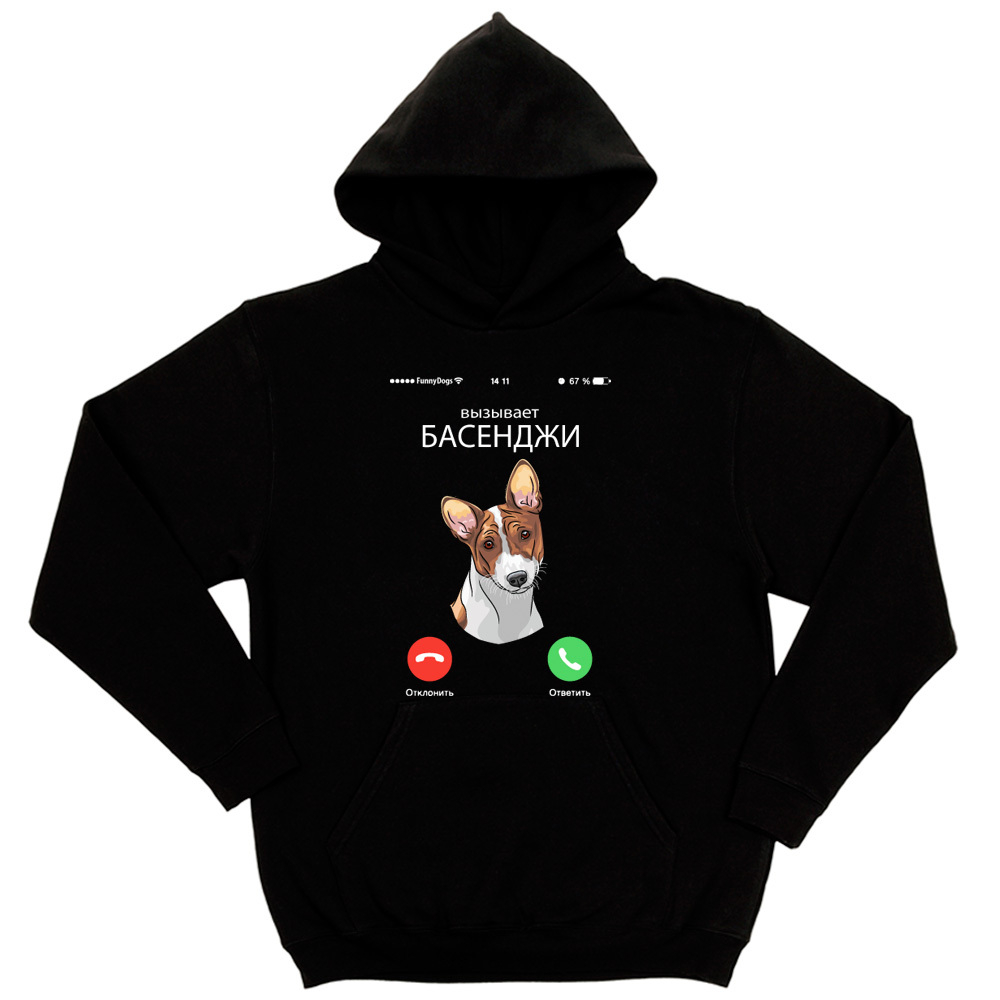 Толстовка "Басенджи вызывает"