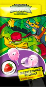 Жевательная Резинка Черепашки Ниндзя в виде сладкой ваты