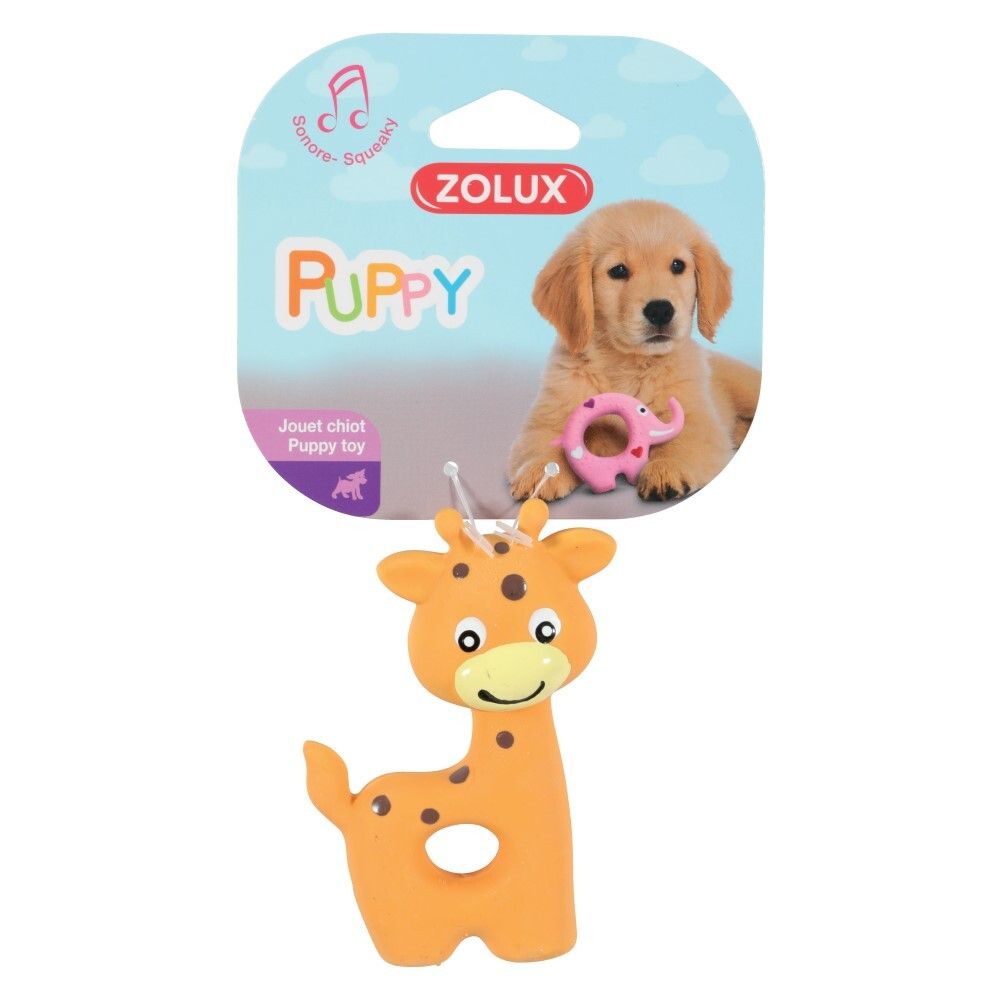 Игрушка &quot;Жирафик&quot; с пищалкой (латекс) - для щенков (Zolux Puppy)
