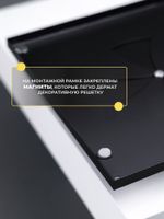 Вентиляционная Решетка НДК 125х125 Черная