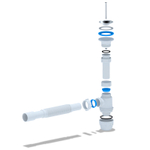 Сифон для раковины Ани Пласт Юнг 1 1/4"*32 с гибкой трубой 32*32/40 (BM1015)