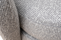 Кресло Garda Decor Napoli светло-серое napoli-3k-santo1400-svser