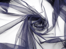 Бюстовая неэластичная сетка, Lauma, ночная тень (темно-синий), (BS-058)