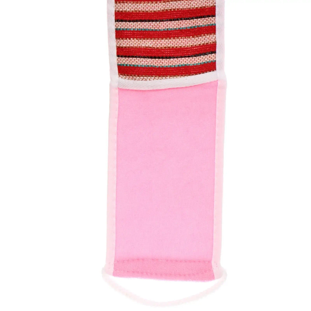 Мочалка для тела «ULTRAMARIN Мatrix», комбинированная, цвет розовый, 70*12см