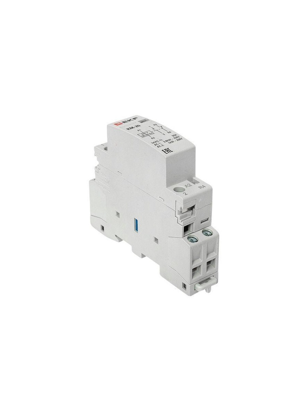 Контактор модульный КМ 20А NО+NC (1 мод.) EKF km-1-20-11