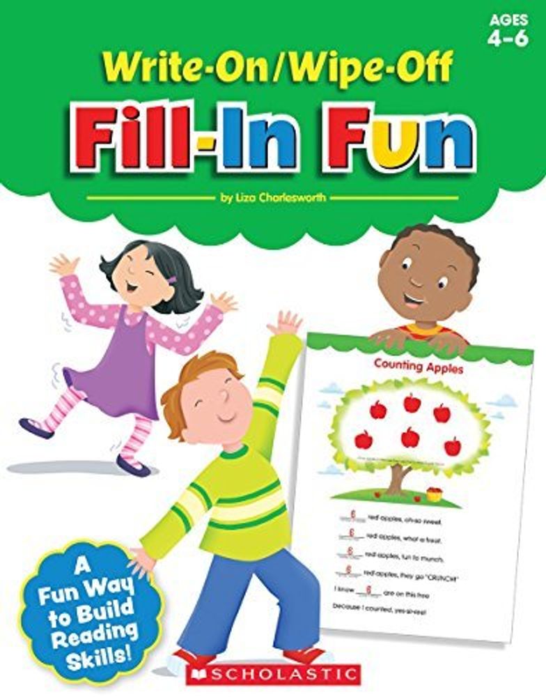 Write-On/Wipe-Off: Fill-in Fun (age 4-6)