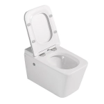 Унитаз подвесной Abber Rechteck AC1202P-AC0101P белый, с крышкой микролифт, с инсталляцией