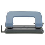 Дырокол DELI до 10 листов, металлический корпус, с линейкой