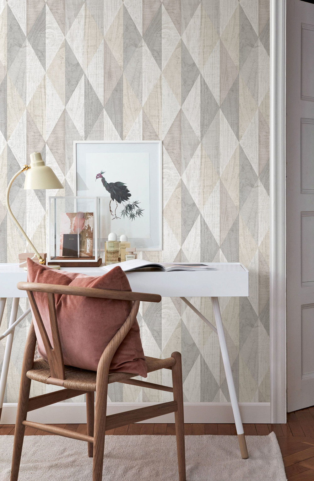 7104-00 Обои EuroDecor WOODS 1,06х10,05м / Винил горячего тиснения на флизелине