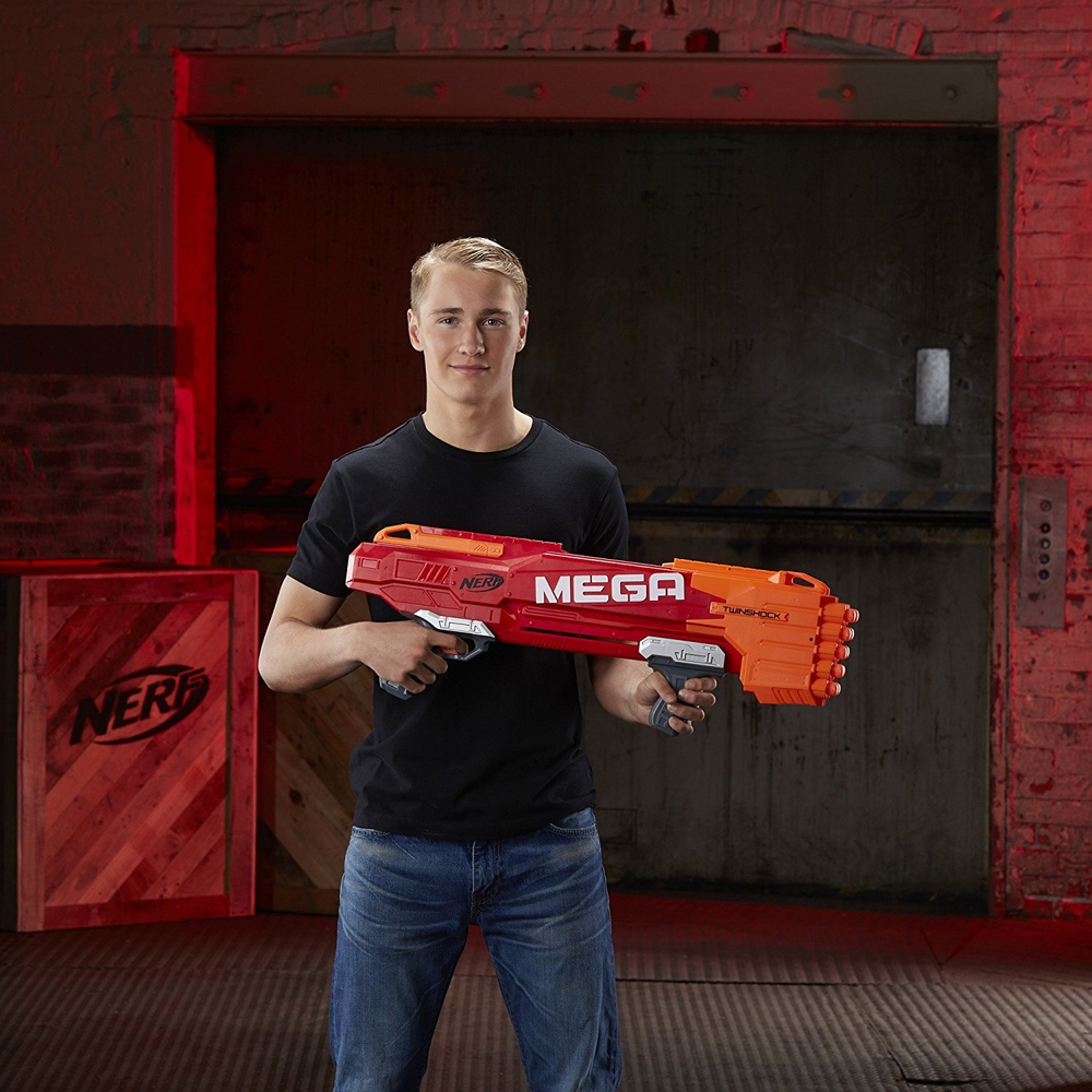 Nerf: Бластер Мега Твиншок B9893 — Mega TwinShock — Нерф Нёрф Хасбро