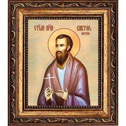 Виктор Матвеев мученик. Икона на холсте.