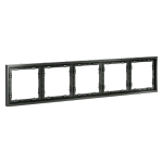 Рамка пластиковая VOLTUM S70 на 5 постов, (титан)