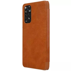 Кожаный чехол-книжка Nillkin Leather Qin для Xiaomi Redmi Note 11 / 11S