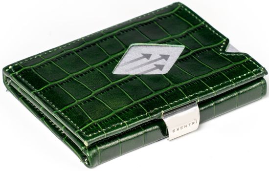 Кошелек Exentri Wallet • Зеленый кайман
