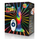 Анальная премиум-пробка с эффектом римминга 15см b-Vibe Peace & Love Tie-Dye BV-026
