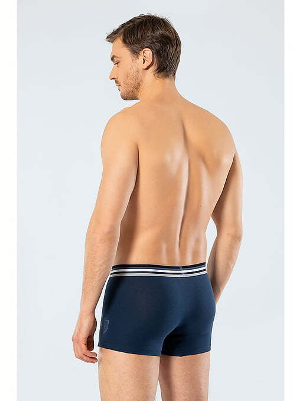 Трусы мужские боксеры. Набор из 2-х штук синий - индиго