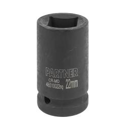 Головка ударная для футорки квадрат 22 мм, 3/4'' Partner PA-46510022sq