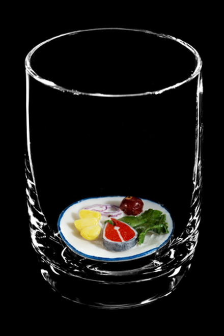 Стопка под водку - Стейк «Лосось».