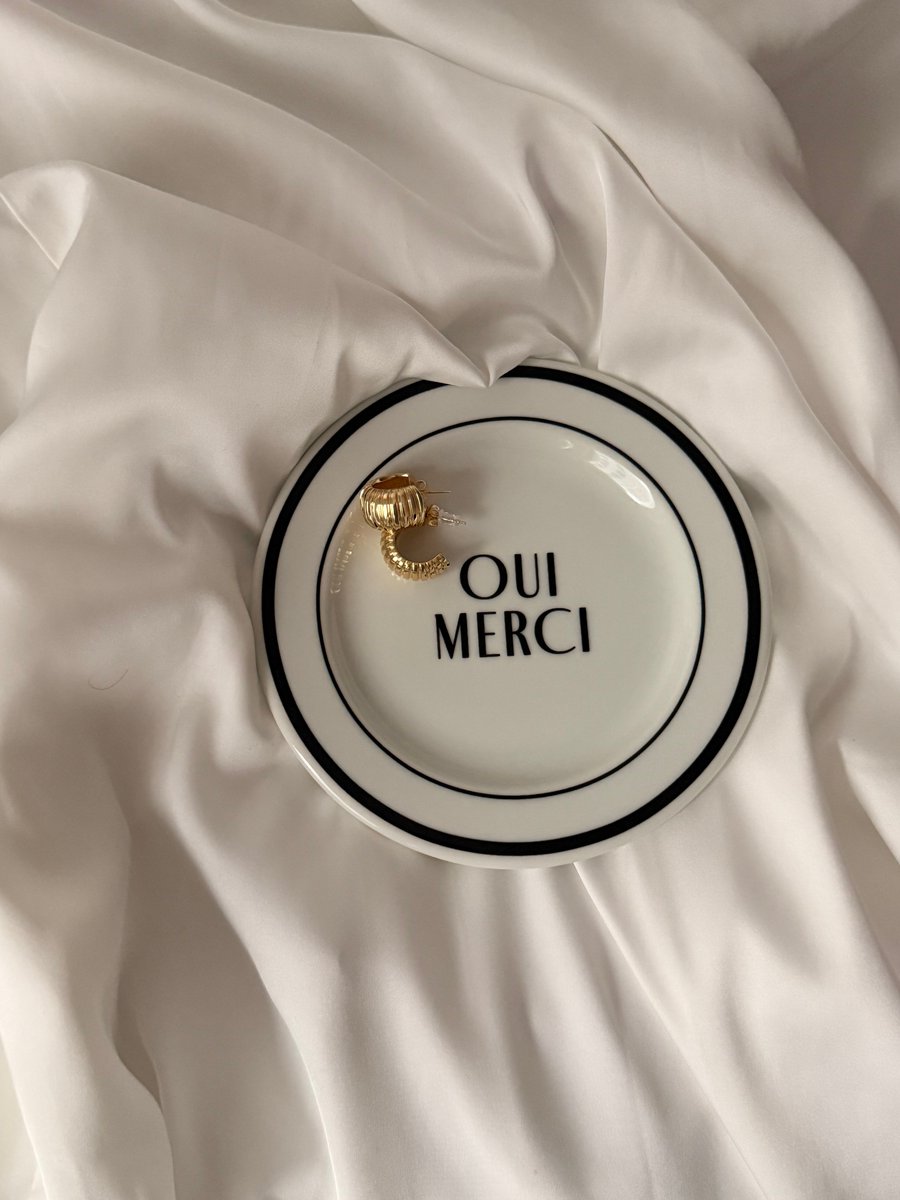 Серьги Кокон, Золотой