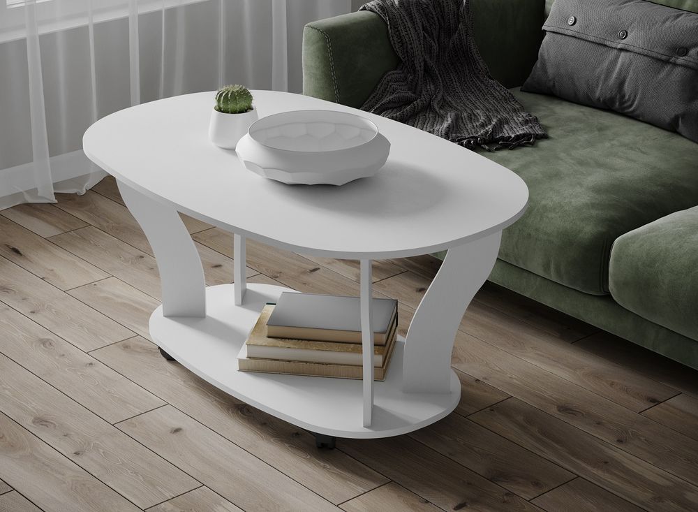 Столик журнальный Консул-3, белый