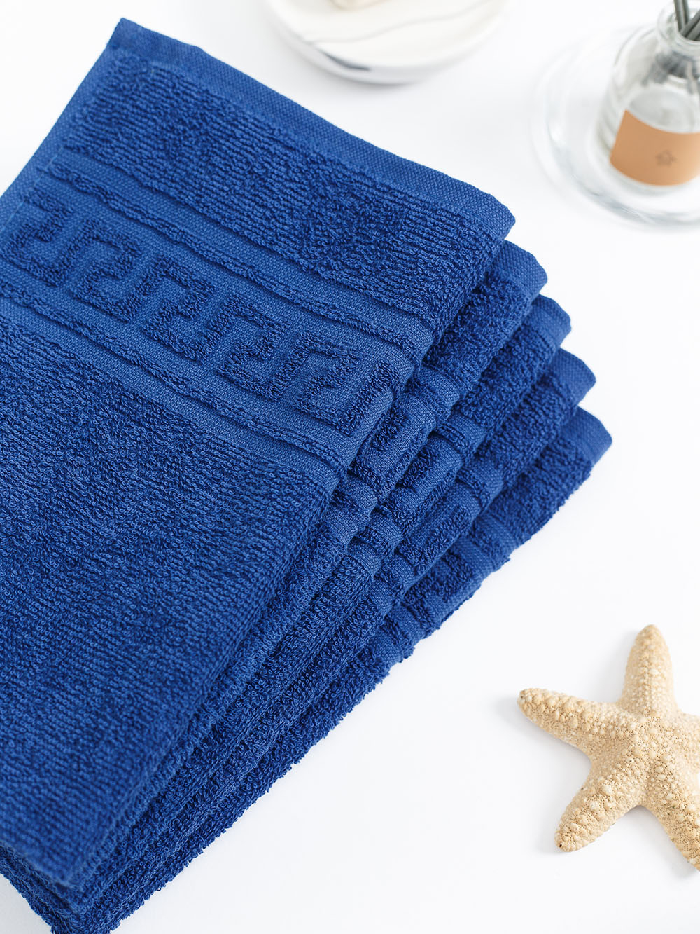 Полотенце махровое, г/к, 50х90, арт. ВТ 50-90Г, 380 гр/м2, цвет: 706-ярко-синий,