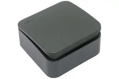 Выключатель Systeme Electric BLANCA 1-клавишный накладной антрацит 30856