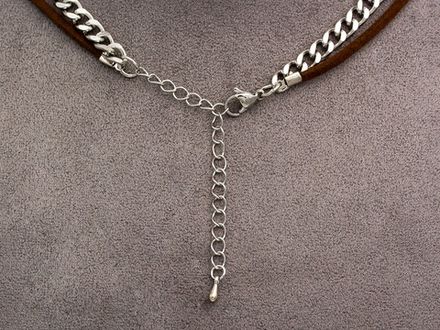 Колье "Star and Skull", цепь сталь