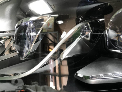 Битая Фара левая Mercedes GLS x166 (2015-2019) LED