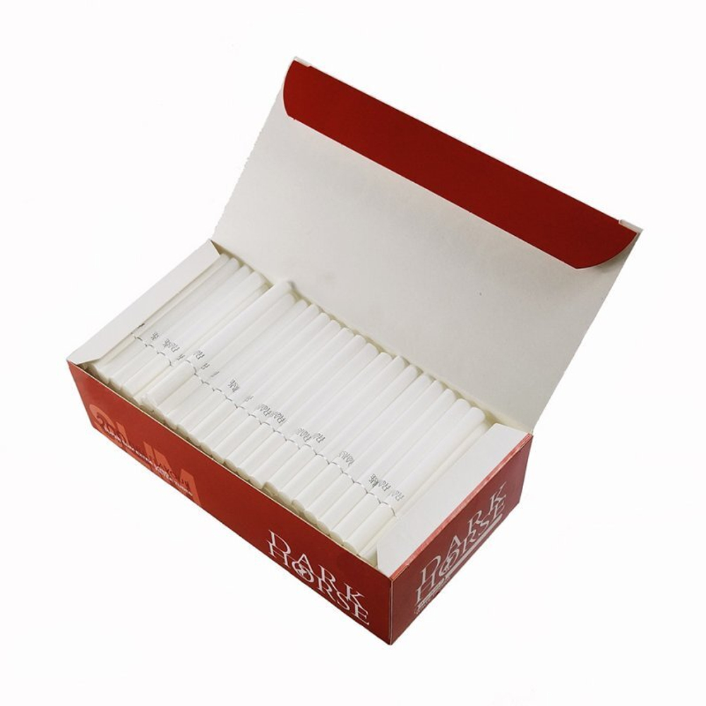 Гильзы для сигарет "Dark Horse" Slim Extra Long 24mm White 200шт