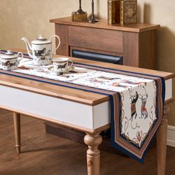 ДОРОЖКА НА СТОЛ "PASSAGE", 45Х215СМ, БЕЛЫЙ, 100% ХЛОПОК,ТВИЛ