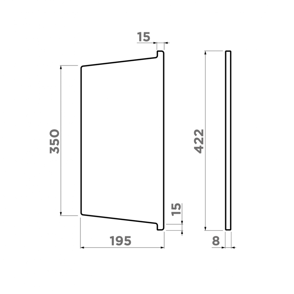 Разделочная доска CB-PRIME-400-GB графит