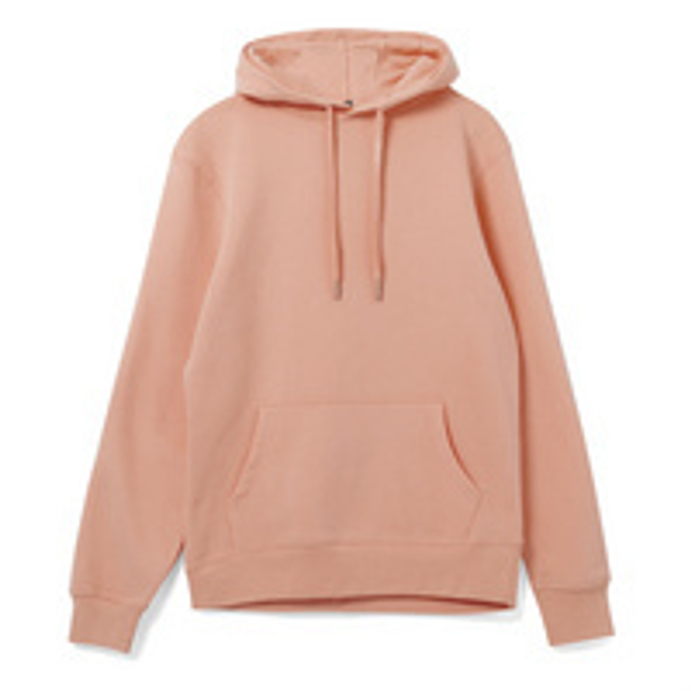 Толстовка с капюшоном унисекс Hoodie, бежевая (nude)